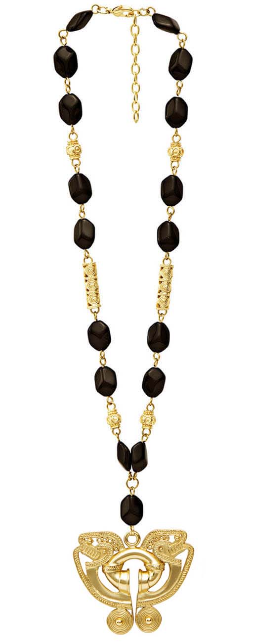 tairona black onix necklace